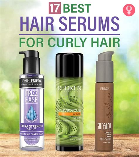 best hair serum for curly frizzy hair